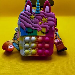 NWOT - Unicorn Popit Crossbody Purse!!  WOW!